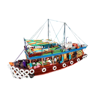 芽庄出海一日游海星号豪华木船海鲜BBQ黑岛蚕岛珊瑚岛三岛跳岛游