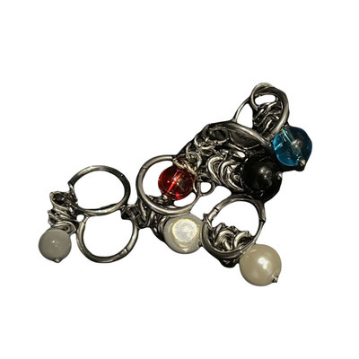 新中式钛钢男女防过敏不褪色耳环