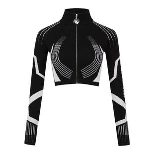 章自豪 Weird Market 2023SS未来感针织半拉连开衫长袖卫衣春夏女