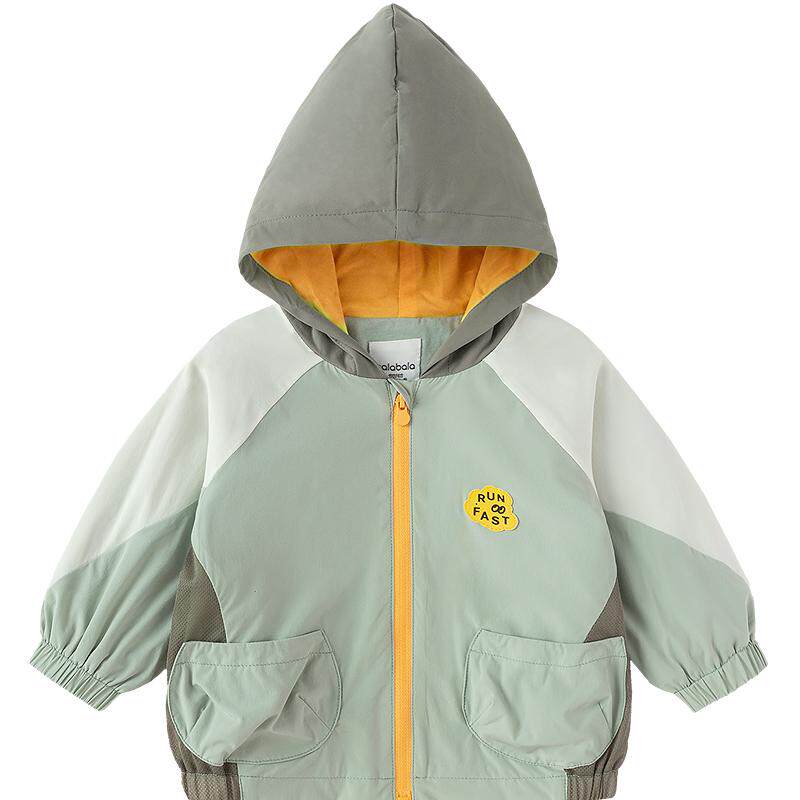 巴拉巴拉童装儿童外套男童宝宝女童2026年新款春装连帽上衣柔软