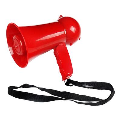 录音器接亲喇叭道具红色喊话