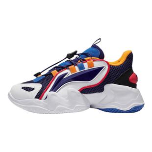 李宁儿童运动鞋男中大童26春季新款鲲鹏云川网面透气跑步鞋老爹鞋