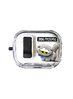 权志龙ZOA猫咪【手机支架】自动弹盖Airpodspro2/3代保护套锁扣式软硅胶适用苹果耳机壳可爱防摔男女2二三4四