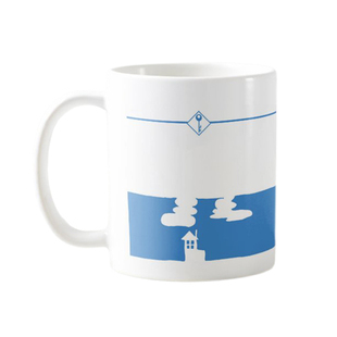 yeap!高质量OKAERI陶瓷耐高温马克杯蓝色瑠可杯BLUE RUKA欢迎回家