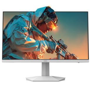 HKC显示器27英寸白色180HZ电竞电脑1080P高清260游戏外接屏幕G27W