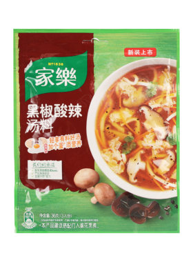 正宗家乐黑胡椒酸辣汤料速食汤
