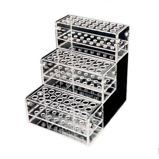 亚克力超大容量插孔式笔架商超便利店铅笔眉笔中性笔展示文具展会