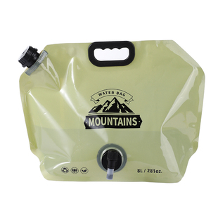 户外水袋便携带龙头折叠储水袋登山徒步露营野餐专用大容量蓄水袋