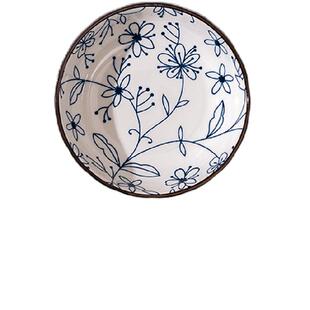 日式蘸料碟釉下彩陶瓷3.8英寸小吃碟家用酱油碟酱料调味醋碟味碟