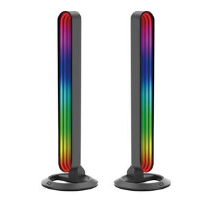 骁骑电竞房桌面拾音氛围灯电竞房电脑桌面声控音乐律动装饰摆件