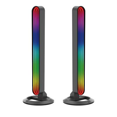 骁骑电竞房桌面拾音氛围灯电竞房电脑桌面声控音乐律动装饰摆件