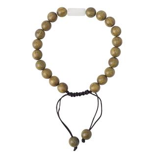 敦煌研究院 青山和田玉绿檀木手串 文创手链和田玉手串文玩饰品