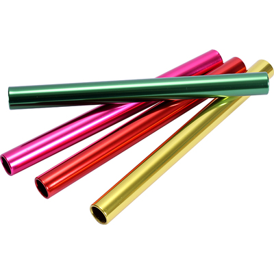 比赛专用铝合金红白运动会接力棒