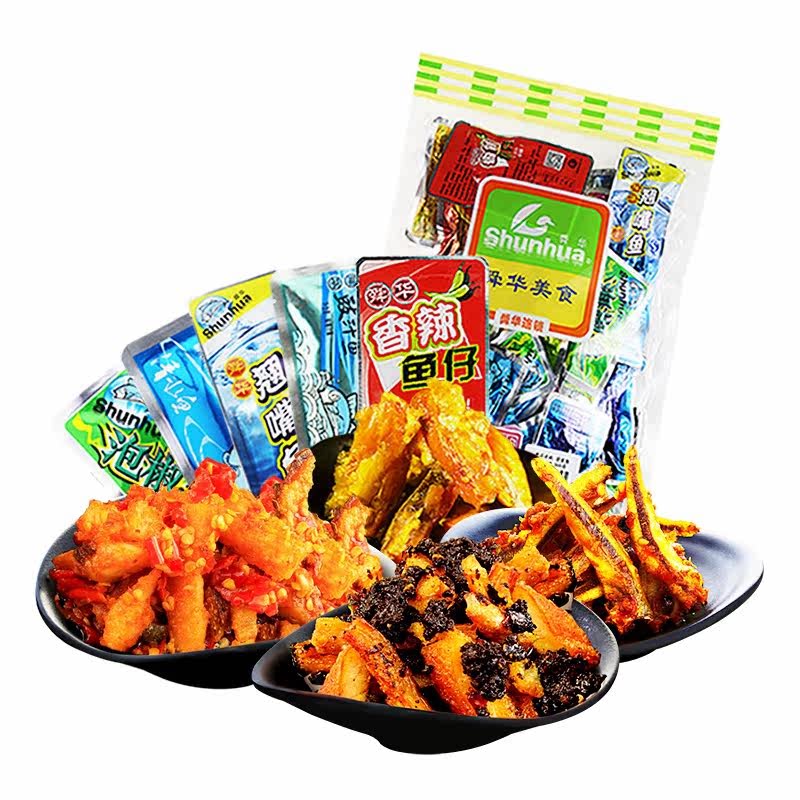 舜华东江鱼香辣鱼仔小鱼干即食