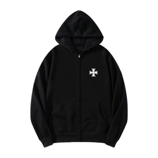 铁十字普鲁士王国德国勋章德意志罗马帝国开衫卫衣男女拉链款外套