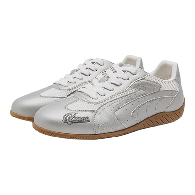 itizzue德训鞋男时尚银色阿甘鞋