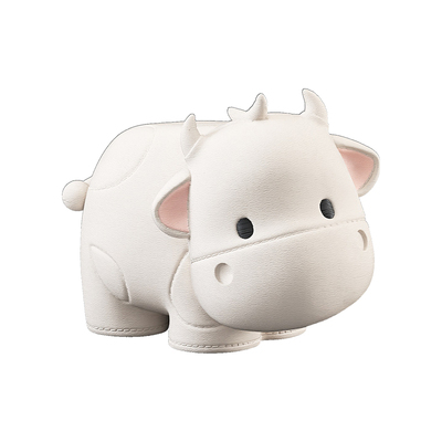 棕榈树卡通牛换鞋凳摆件鞋柜凳子