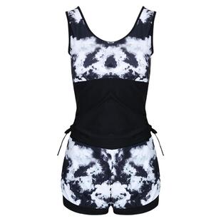 运动泳衣女高级感分体遮肚显瘦女士背心平角两件套游泳馆专用竞速