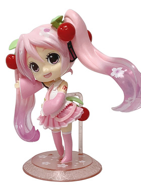 初音未来Q版动漫樱花手办