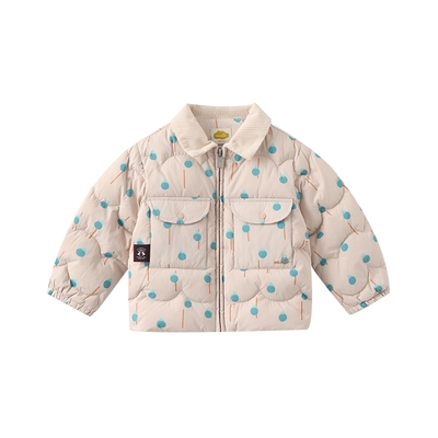 moimoln小云朵童装短款羽绒服