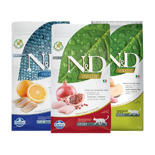 法米娜成猫幼猫0谷物全价石榴鸡鲱鱼肉鸭肉高蛋白猫粮效期至26.10