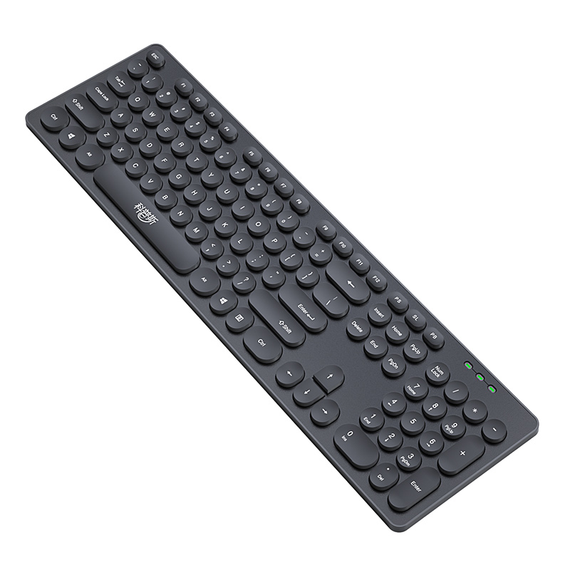 无线键盘鼠标套装静音电脑笔记本巧克力女生款办公电池版省电键鼠
