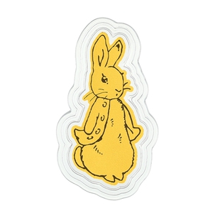 金至尊官方比得兔萌趣足金999金章正品黄金兔年金片金饰兔子送礼