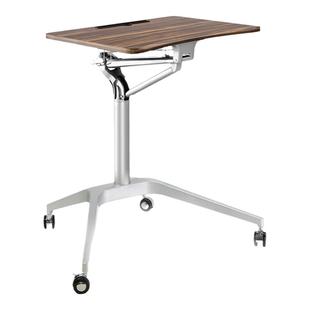 包邮可移动站立式电脑桌笔记本办公桌懒人床边桌可升降调节写字台