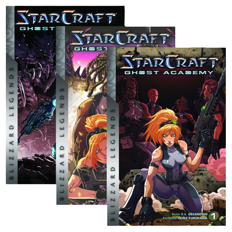 StarCraft Ghost Academy Blizzard Legends 星际争霸 幽灵学院 3册 暴雪传奇