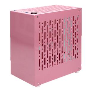 itx小机箱NAS立式diyitx桌面机箱外壳空箱电脑主机巧美马卡龙