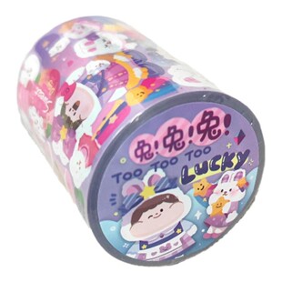 Meatball肉球咕卡贴纸手帐胶带咕卡胶贴纸卷可爱整卷分装新品