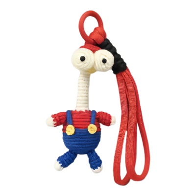 羊毛线钩织咕咕鸡小鸡挂件设计