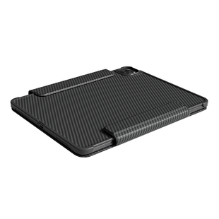 碳纤维纹新款iPadAir8保护套air765双面夹悬浮支架pro12.9磁吸拆分苹果iPad11半包壳10平板防弯mini7防摔背板