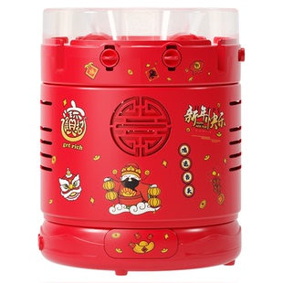 新年加特林烟花泡泡机火花特效2026新款电动遥控过年礼花春节礼物