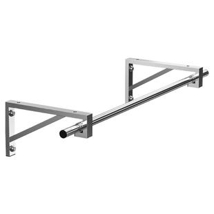 304不锈钢侧装晾衣杆固定式墙壁三角架晾衣架阳台户外单杆晒衣架