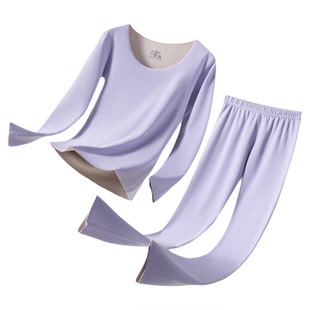 帕兰朵保暖内衣女款加绒德无痕发热秋衣秋裤套装女士冬季2026新款