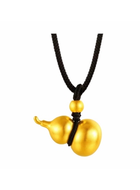 水贝黄金葫芦金包银吊坠