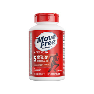 【自营】益节movefree氨糖软骨素红瓶200粒