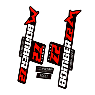 2019新款马祖奇Z2山地车前叉贴纸单车贴个性改装定制防水