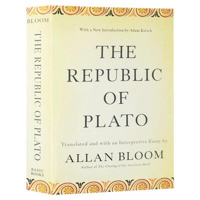 柏拉图的理想国 英文原版 The Republic of Plato 阿兰 布鲁姆翻译版 豆瓣阅读 英文版 Allan Bloom 进口英语书籍