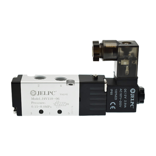 JECPL佳尔灵电磁阀二位五通换向电磁阀J4V110-06 4V120/130-06