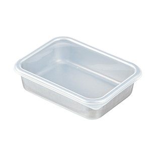 霜山铝制保鲜盒冰箱分装盒收纳盒食物冷藏密封盒海鲜肉类速冻盒子