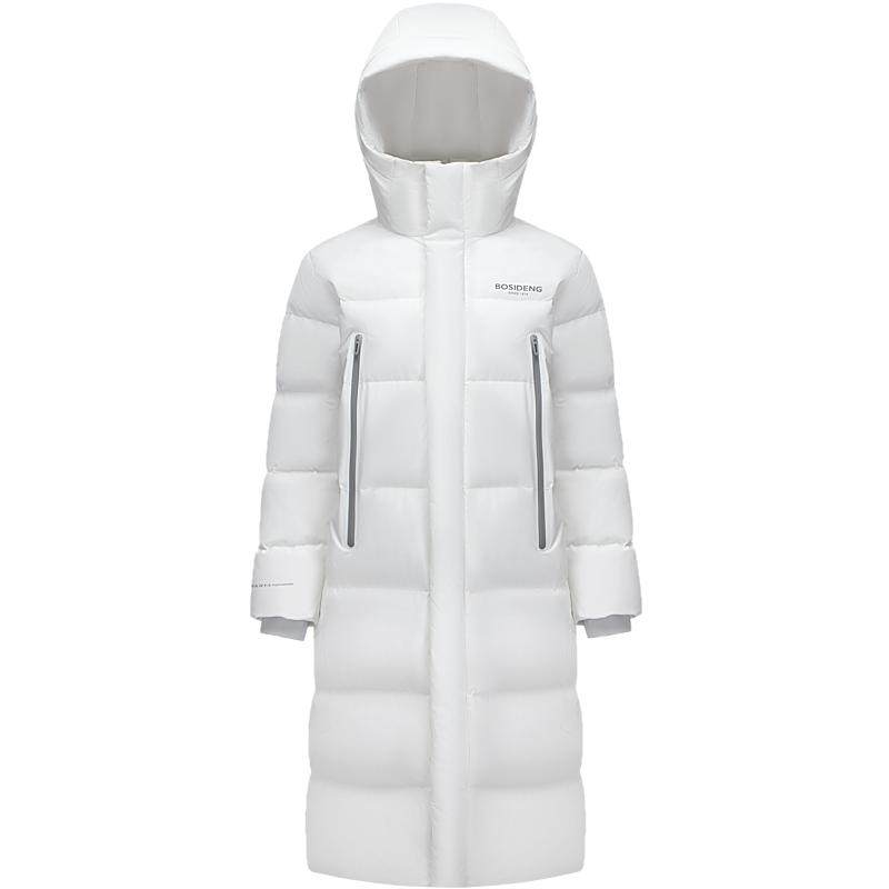 【内里抗静电】波司登冬季新款简约保暖女大长款品质运动羽绒服
