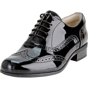 Clarks其乐女鞋布洛克雕花通勤系带小皮鞋单鞋Hamble Oak国内现货