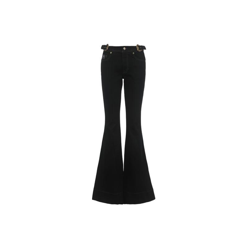 【自营】Versace Jeans Couture女士FW25微弹牛仔裤长裤喇叭裤