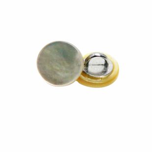 天然白蝶贝壳纽扣百搭羊绒衬衫针织杉金属脚暗眼圆形手缝扣子