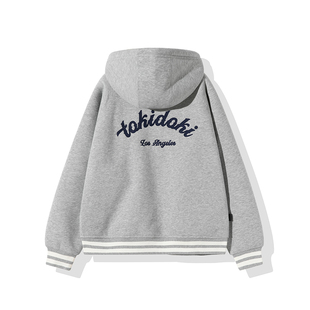 tokidoki淘奇多奇间条螺纹插肩袖连帽卫衣2024新款秋冬男女同款