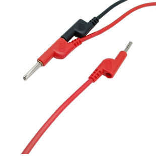 4平方测试线0.5米1米2米电力测试线 20A大电流4mm香蕉插头测试线