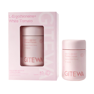 进口Gitewa加添维麦角硫因口服K衰老胶囊谷胱甘肽美白丸白番茄AKG