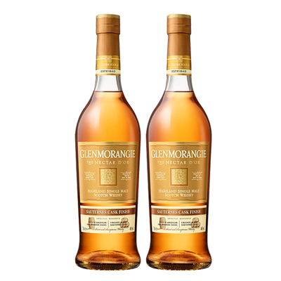 格兰杰苏玳酒桶窖藏陈酿高地单一麦芽苏格兰威士忌12年 700ml双支